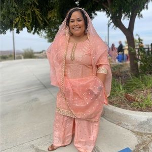 3 piece Indian bridesmaid suit